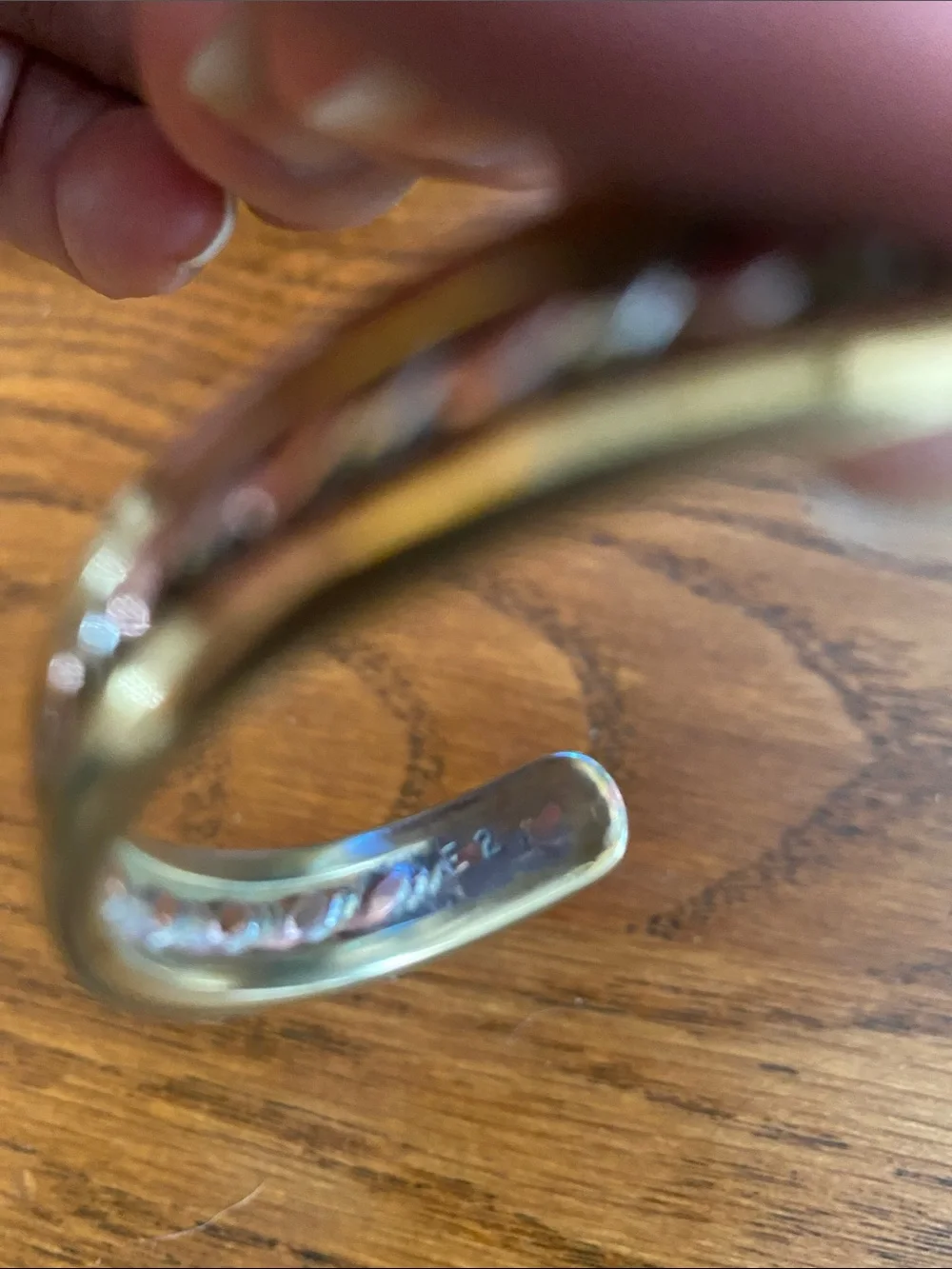 Vintage Signed E 2 Sausalito Copper Brass Silver Twisted Wire Brass Cuff Bracele